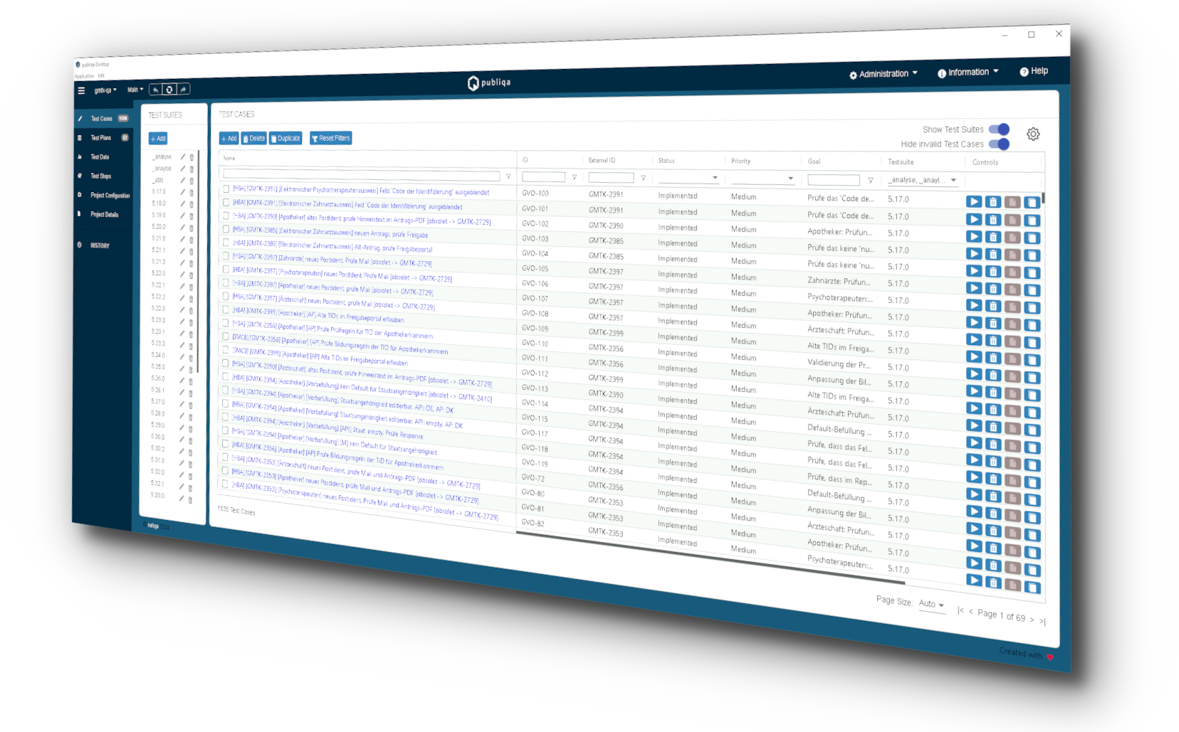 E2E Testautomation with Publiqa