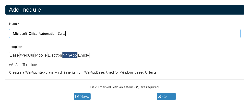 create easily custom test steps